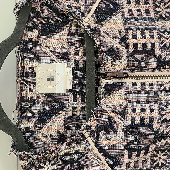 Anthropologie Hei Hei Faifo Woven Tapestry Blazer 8 - Picture 4 of 4